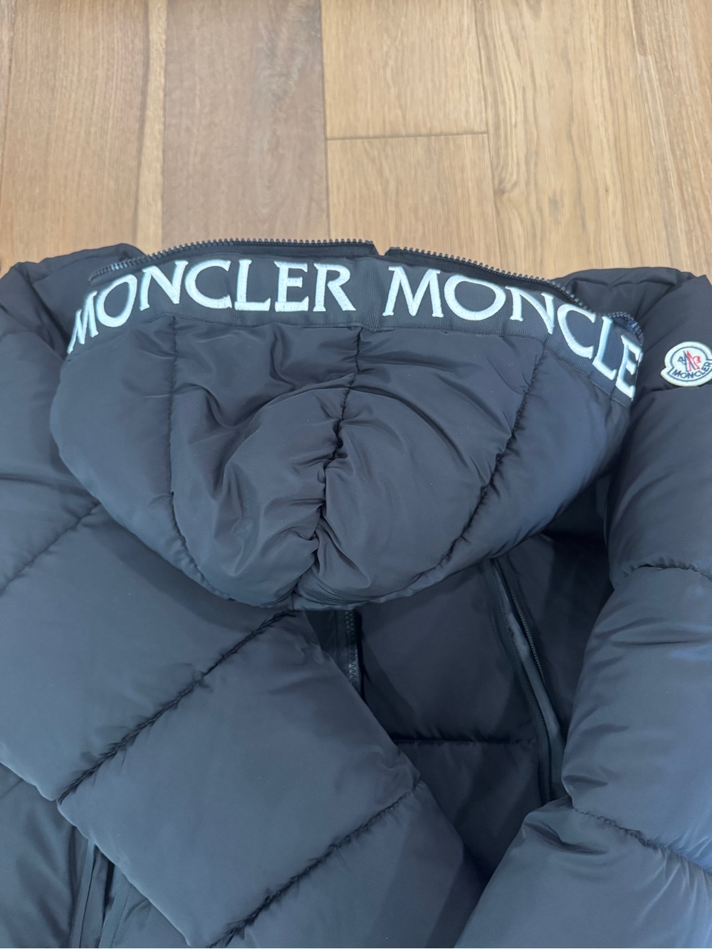 Moncler Hooded Short Down Jacket - Picture 5 of 11